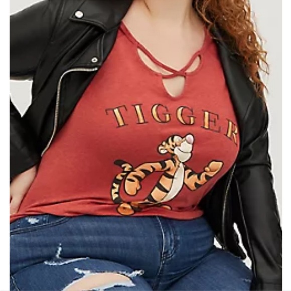 TORRID x Disney Winnie The Pooh TIGGER Top - Picture 2 of 9